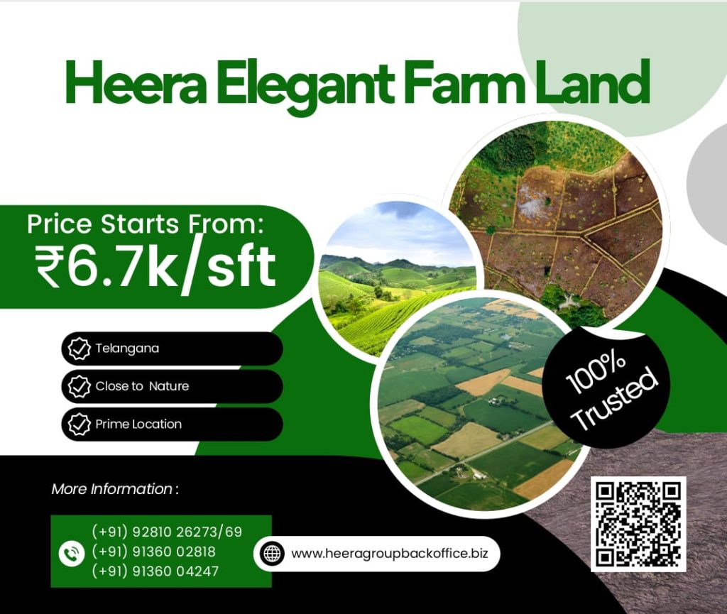 Invest in Heera Group's 1000 land plots around Hyderabad. Prices for every budget. Easy payment plans. Supreme Court-regulated process ensures safety. Don't let this opportunity slip away!