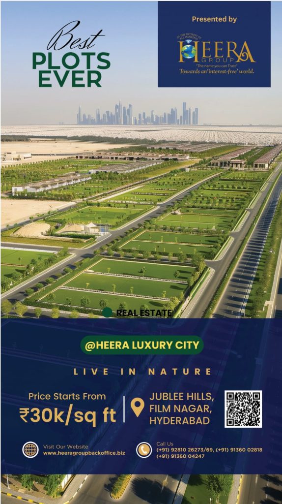 Experience tranquil living with Heera Luxury City. Well-planned plots, state-of-the-art infrastructure, and affordable pricing in a prime Hyderabad location. Book your plot today!