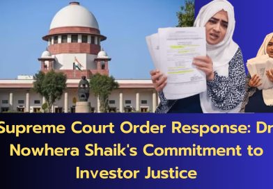 Supreme Court Order Response: Dr. Nowhera Shaik’s Commitment to Investor Justice