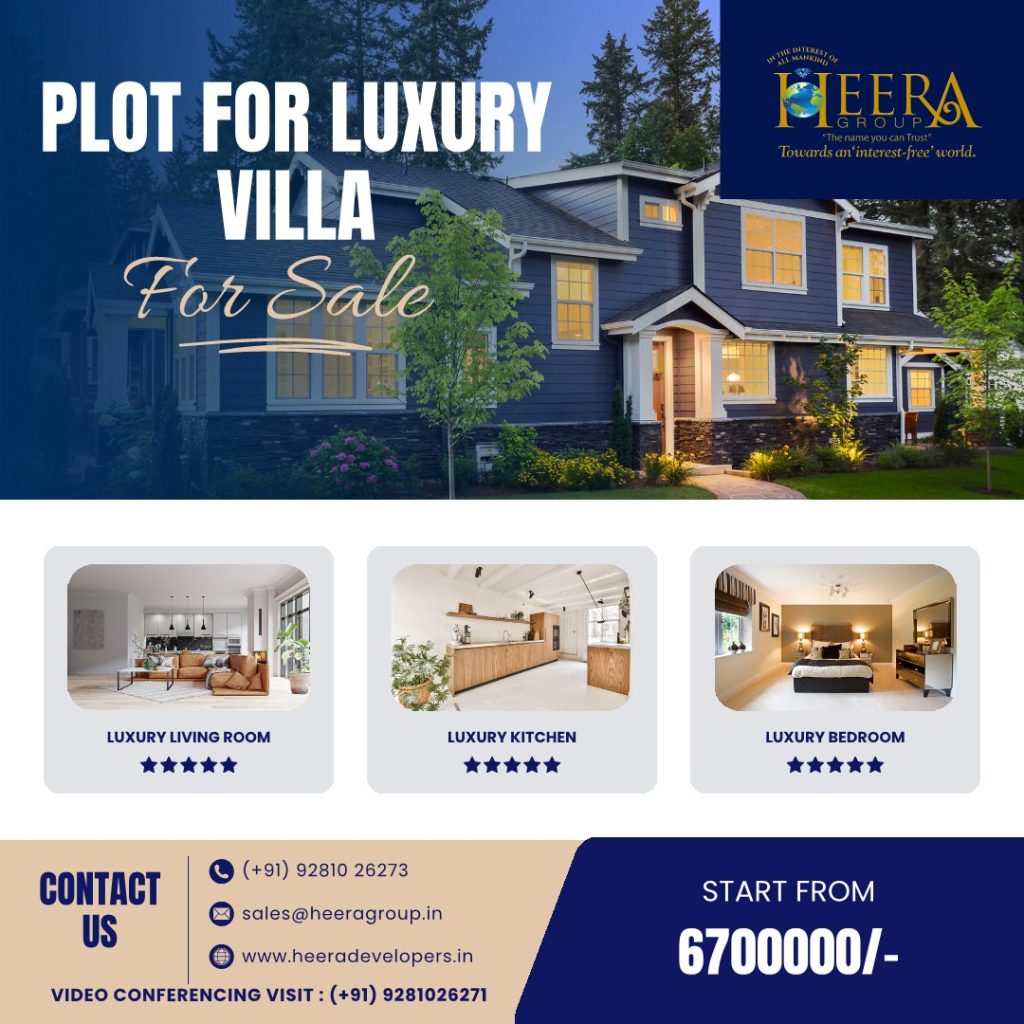 Experience luxury living with Heera Group's premium villa plots in Hyderabad. Spacious, secure, and surrounded by world-class amenities. Book your plot today!