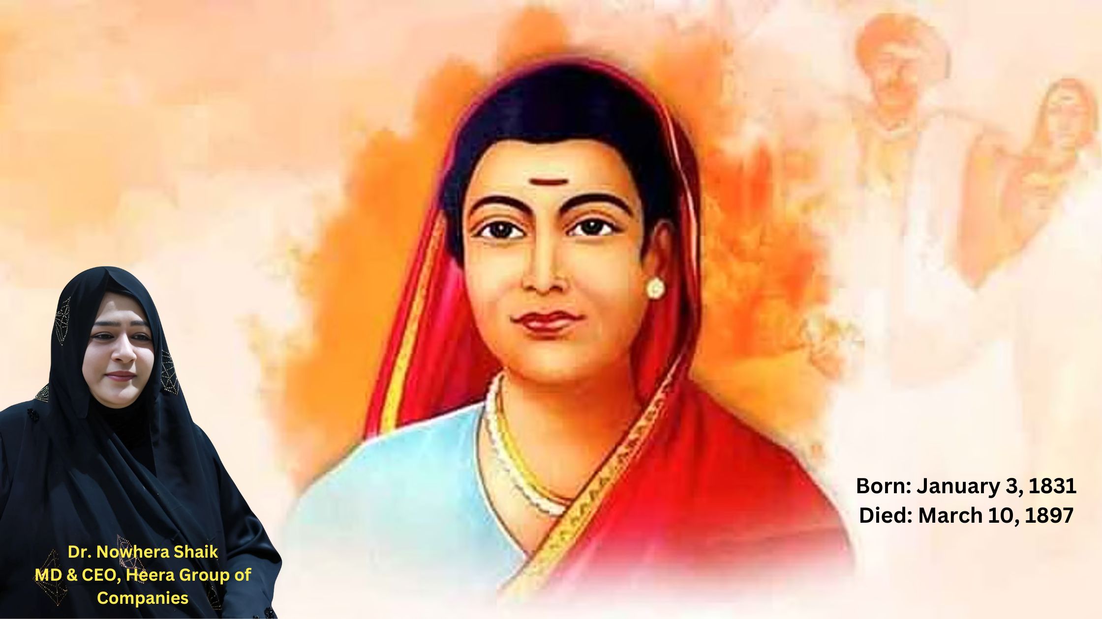 Dr. Nowhera Shaik Pays Heartfelt Tribute to Savitribai Phule: A Pioneer of Women’s Education